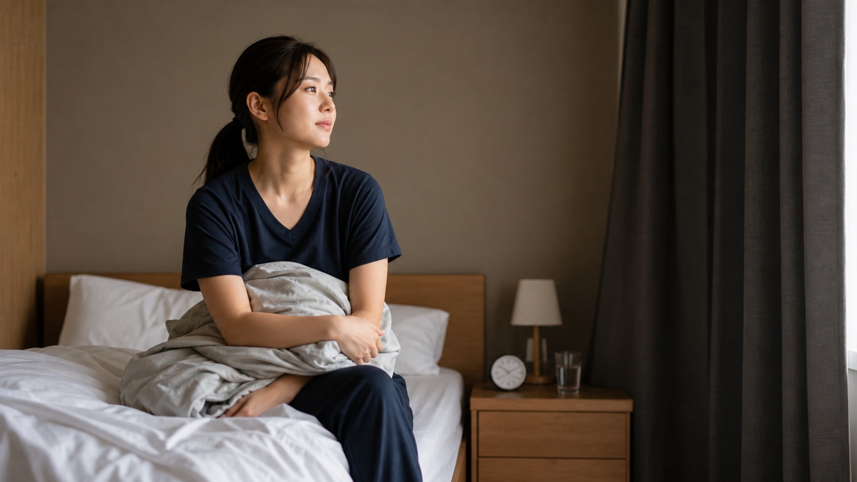 夜勤明けに眠れない日の休息イメージ